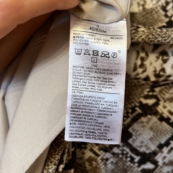 Pleated Snakeskin Skirt - Picture 4 of 5